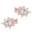 Beautiful CZ Crystal Silver Stud Earring STS-5088